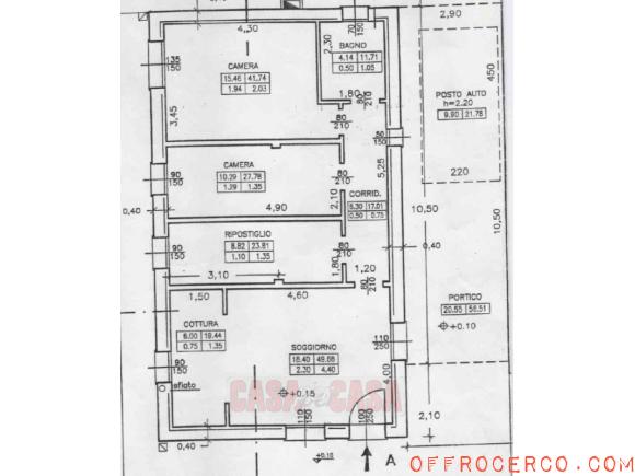 Bifamiliare 80mq 2000