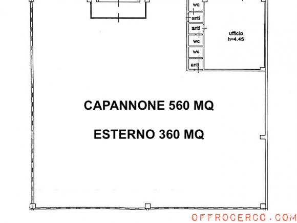 Capannone Rimini 530mq