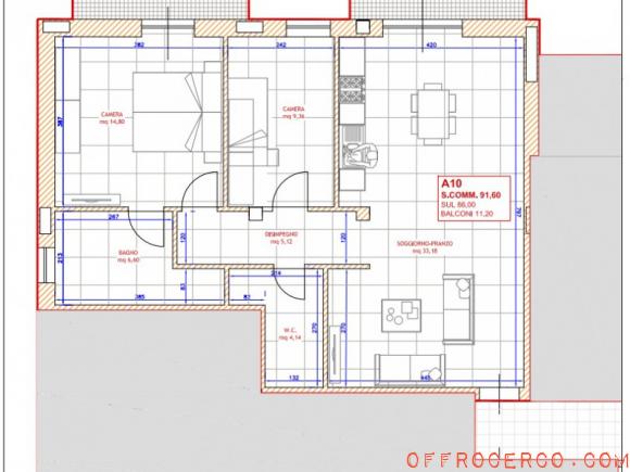 Appartamento Potenza Picena 69mq 2024