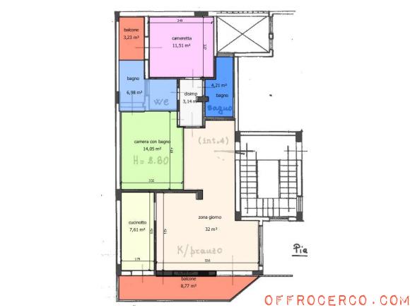 Appartamento 3 Locali 90mq 1994