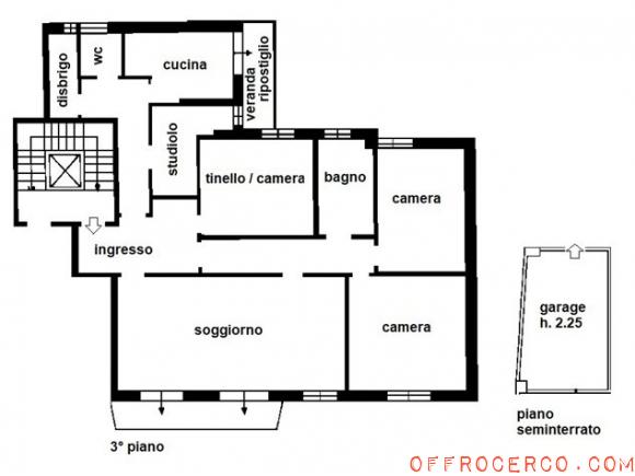 Appartamento Santa Sofia 170mq 1950