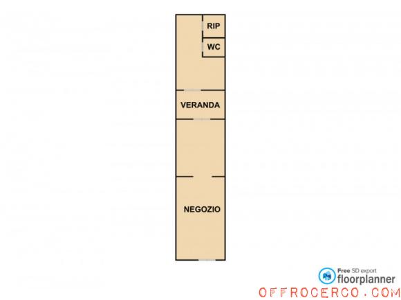 Negozio Tuscolano 24mq 1960