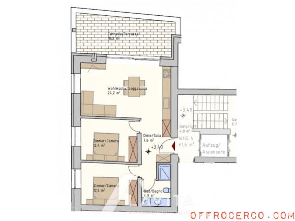 Appartamento Ora - Centro 101mq 2025