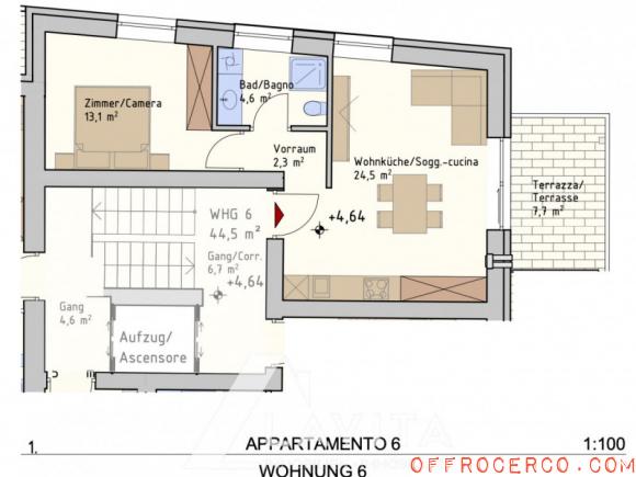 Appartamento Ora - Centro 70mq 2025