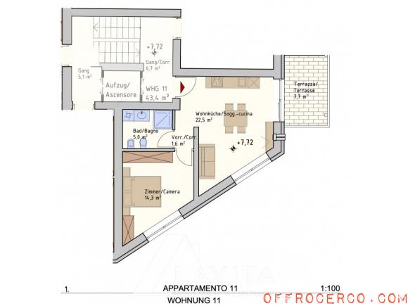 Appartamento Ora - Centro 66mq 2025