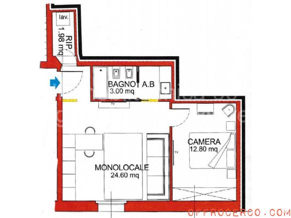 Appartamento Arezzo - Centro 44mq