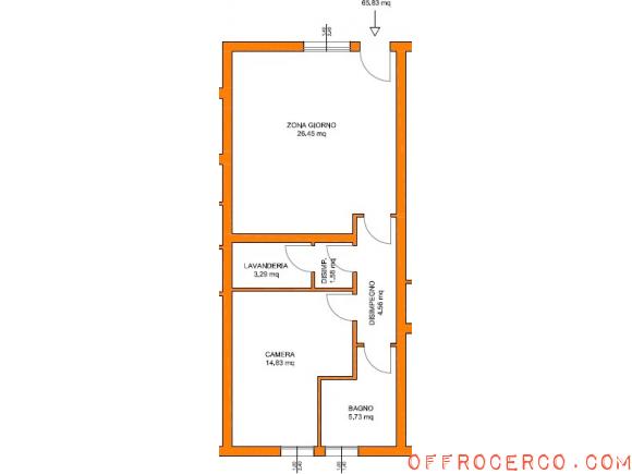 Appartamento Piazzola Sul Brenta - Centro 65mq