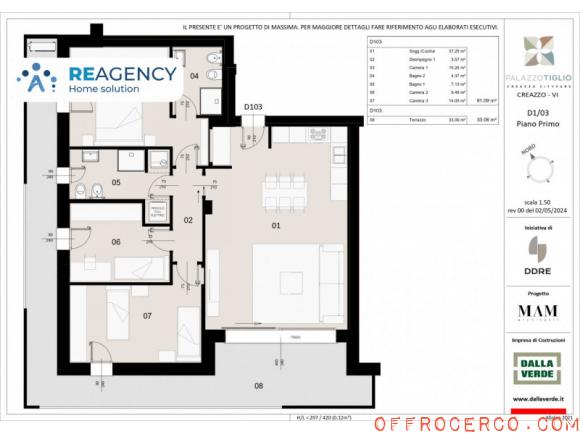 Appartamento Creazzo - Centro 178mq 2024