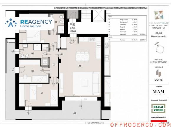 Appartamento Creazzo - Centro 144mq 2024