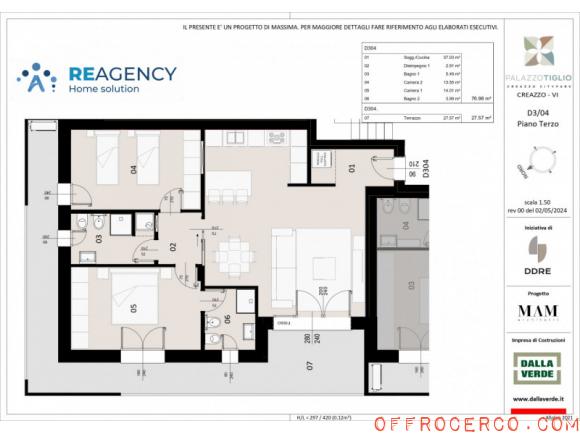 Appartamento Creazzo - Centro 125mq 2024