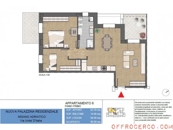 Appartamento Misano Adriatico - Centro 89mq 2024