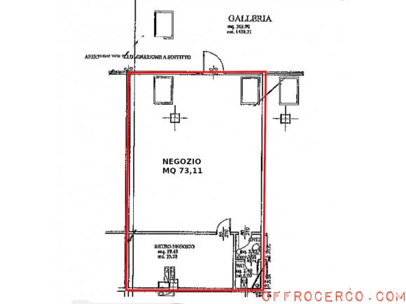 Negozio Capriccio 100mq 2002