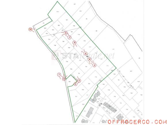 Terreno Pojana Maggiore 765mq