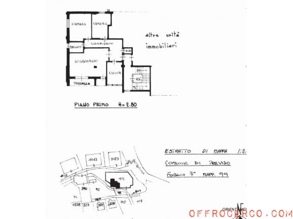 Appartamento Treviso 153mq 1978
