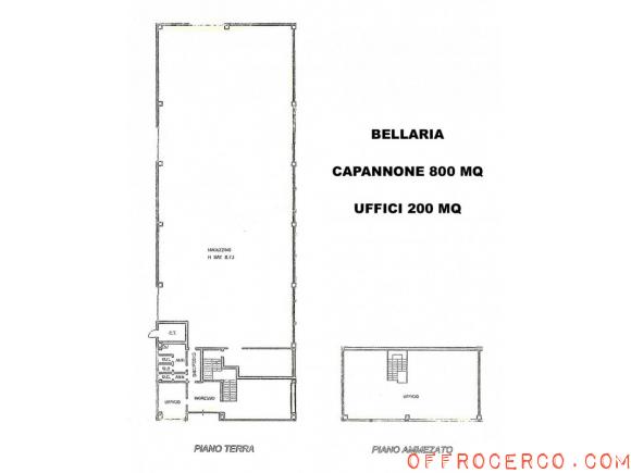 Capannone Bellaria - Igea Marina 800mq