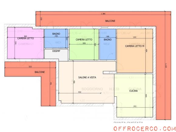 Appartamento 4 Locali 105mq 2015