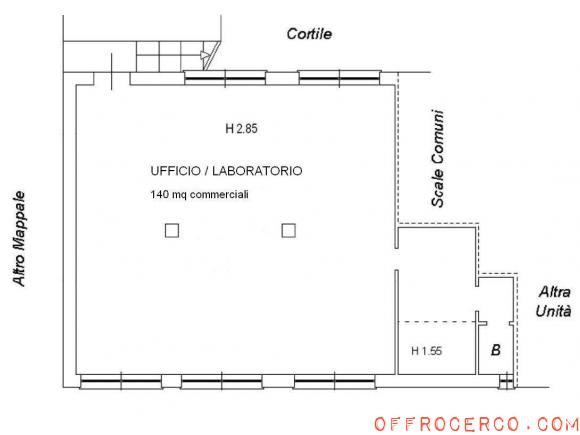 Laboratorio 140mq