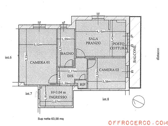 Appartamento (Creto) 72,65mq