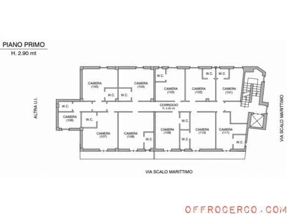 Hotel - albergo 251mq 1960