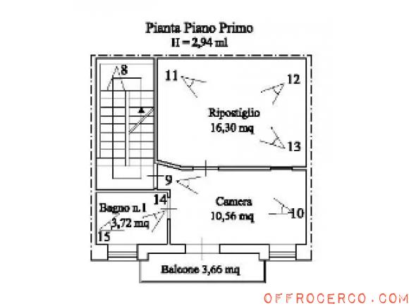 Appartamento 63mq 1960