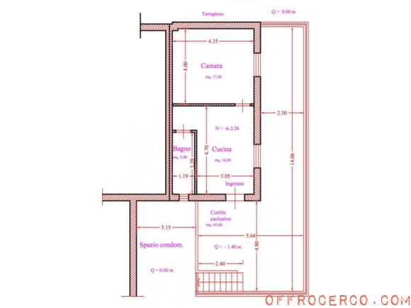 Appartamento 51mq 1960