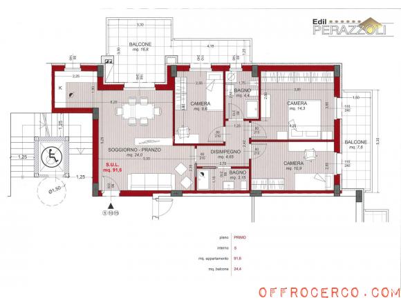 Appartamento 4 Locali PORTO D'ASCOLI (residenziale) 92mq 2020