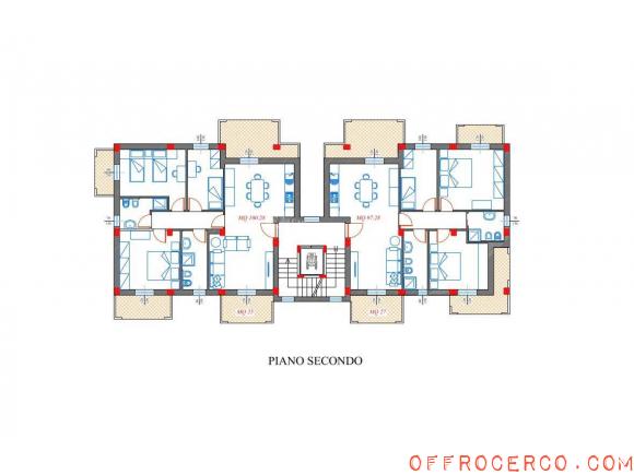 Appartamento 5 Locali o più CENTOBUCHI (sopra la Salaria) 97mq 2023