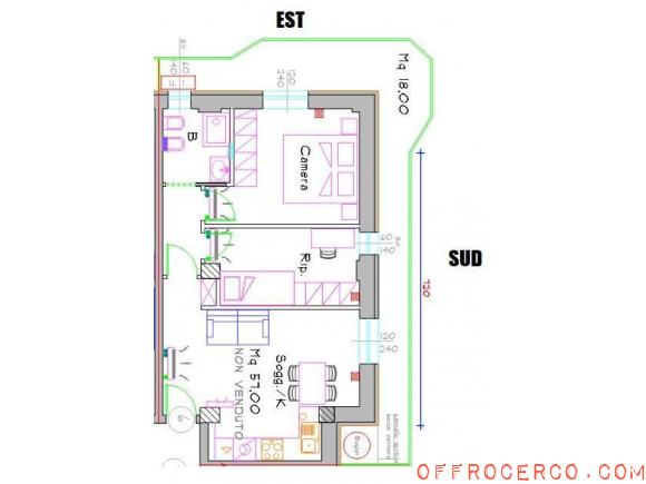 Appartamento 3 Locali LUNGOMARE 57mq 2022