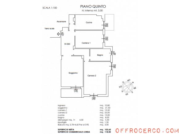 Appartamento (Molassana) 118mq