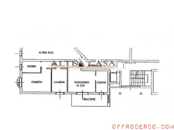 Appartamento trilocale 88mq