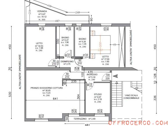 Appartamento 4 Locali Centro storico 118mq 1970