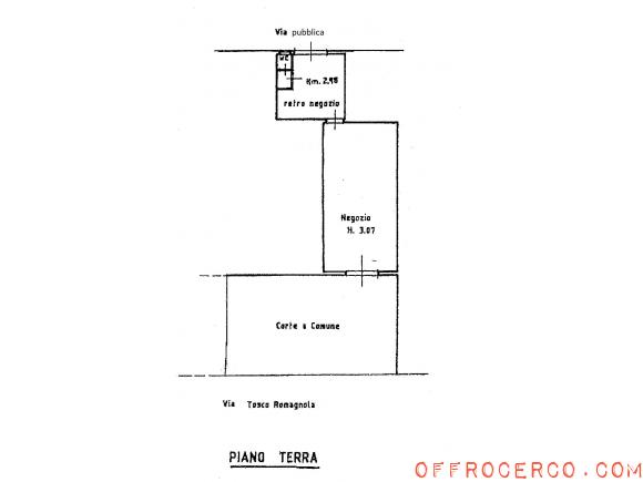 Negozio San Romano 67mq