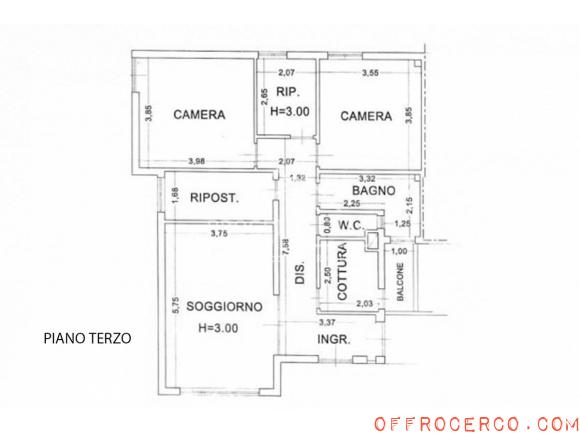 Appartamento 5 Locali o più 105mq 1985