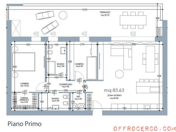 Appartamento 136mq