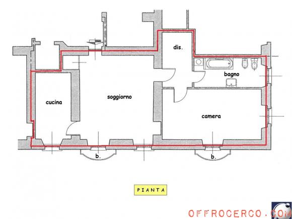 Appartamento bilocale 86mq