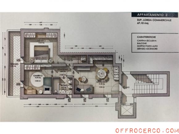 APPARTAMENTO CIVILE ABITAZIONE SAN MINIATO BASSO 67mq