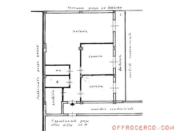 Appartamento 4 Locali Centro 115mq 1980