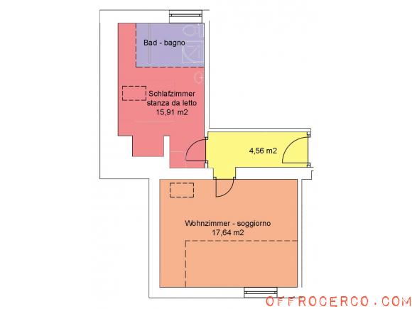 Appartamento bilocale (Ospedale) 55mq