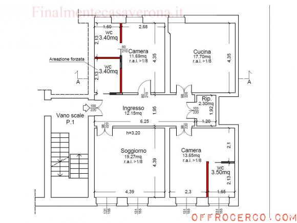 Casa indipendente Monolocale 24mq 1950